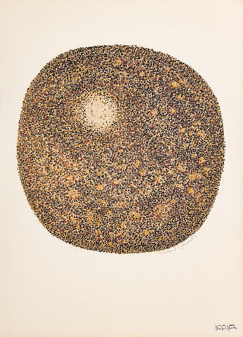Manfred Schwartz Tondo Etretat Lithograph