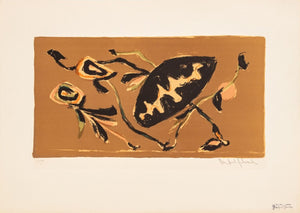 Manfred Schwartz Oriental Kites II in Brown Litho (9772553961779)