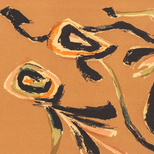 Manfred Schwartz Oriental Kites II in Brown Litho (9772553961779)