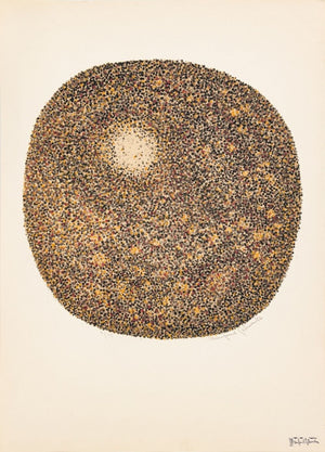 Manfred Schwartz Tondo Etretat Lithograph (9772573327667)