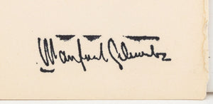 Manfred Schwartz Tondo Etretat Lithograph (9772573327667)