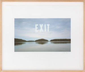 Anne Sager "Exit" Surreal Digitized Iris Print (9769970893107)