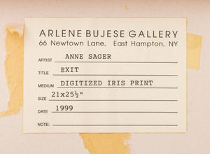 Anne Sager "Exit" Surreal Digitized Iris Print (9769970893107)