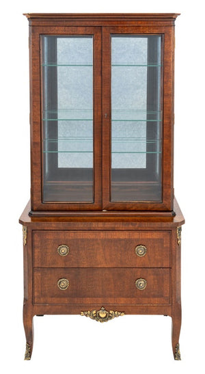 Henredon Louis XV Style Mahogany Display Cabinet (9806599749939)