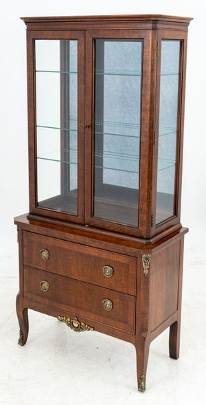 Henredon Louis XV Style Mahogany Display Cabinet (9806599749939)