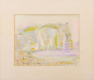 Manfred Schwartz "Falaise d'Aval" Pastel on Paper (9757918789939)