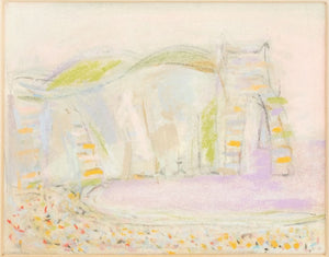 Manfred Schwartz "Falaise d'Aval" Pastel on Paper (9757918789939)
