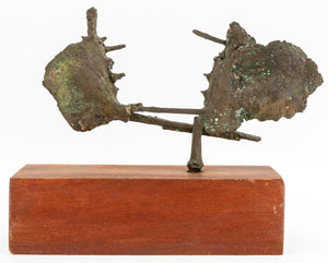 Erwin de Vries Brutalist Bronze Sculpture (9806611382579)