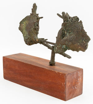Erwin de Vries Brutalist Bronze Sculpture (9806611382579)