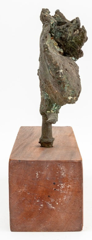 Erwin de Vries Brutalist Bronze Sculpture (9806611382579)
