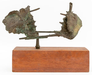 Erwin de Vries Brutalist Bronze Sculpture (9806611382579)