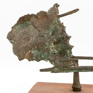 Erwin de Vries Brutalist Bronze Sculpture (9806611382579)