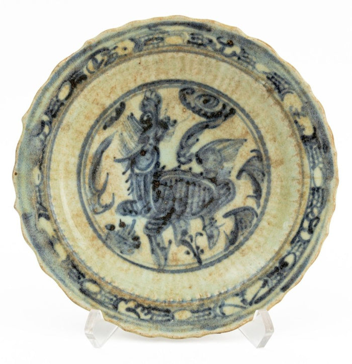 Chinese Blue and White Porcelain Dish