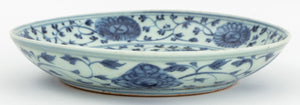 Chinese Blue and White Porcelain Shallow Bowl (9806621049139)