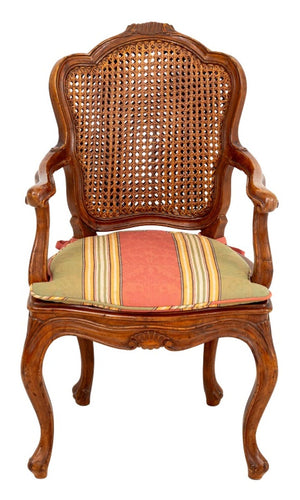 Louis XV Style Walnut Child's Fauteuil (9806666891571)
