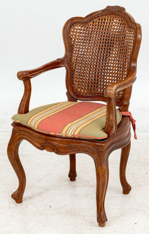 Louis XV Style Walnut Child's Fauteuil (9806666891571)