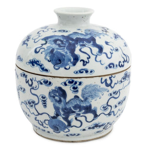 Chinese Blue and White Porcelain Covered Bowl (9807447097651)