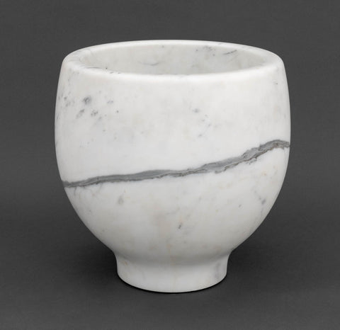 Sophie LaFont Veined White Marble Champagne Bucket