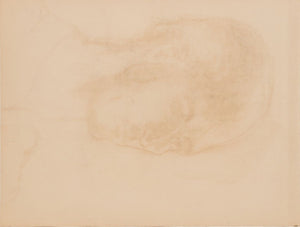 Manfred Schwartz Reclining Nude Woman Charcoal (9757935829299)