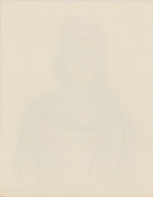 Manfred Schwartz Portrait of a Woman Charcoal (9769279324467)