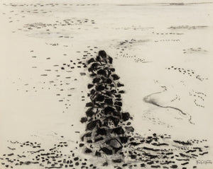 Manfred Schwartz Rockwall Seascape Charcoal (9757962076467)