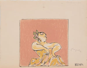 Manfred Schwartz Flamenco Dancer Lithograph (9773592707379)