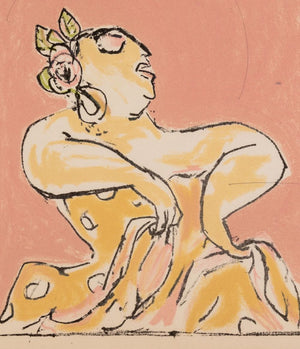 Manfred Schwartz Flamenco Dancer Lithograph (9773592707379)