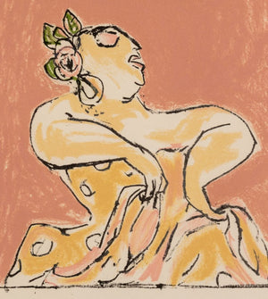 Manfred Schwartz Flamenco Dancer Lithograph (9773652246835)