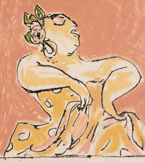 Manfred Schwartz Flamenco Dancer Lithograph (9773655621939)