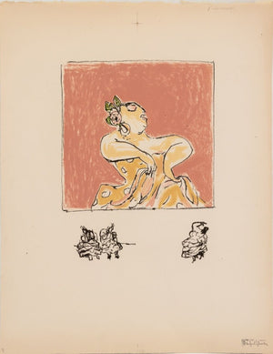 Manfred Schwartz Flamenco Dancer Lithograph (9773659455795)