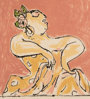 Manfred Schwartz Flamenco Dancer Lithograph (9773664174387)