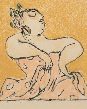 Manfred Schwartz Flamenco Dancer Mixed Media (9773677674803)