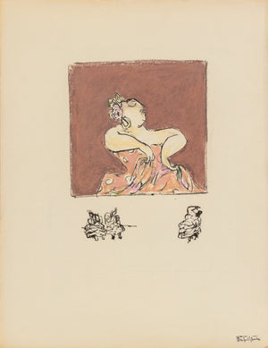 Manfred Schwartz Flamenco Dancer Mixed Media (9773695992115)