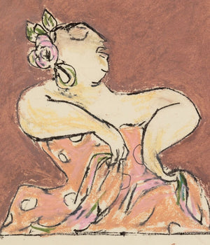 Manfred Schwartz Flamenco Dancer Mixed Media (9773695992115)