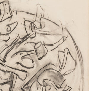 Manfred Schwartz Still Life of Waste Bin Charcoal (9772706988339)
