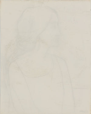 Manfred Schwartz Portrait of a Woman Charcoal (9772753781043)