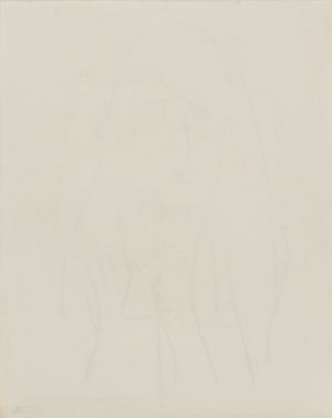 Manfred Schwartz Portrait of a Woman Charcoal (9772767412531)