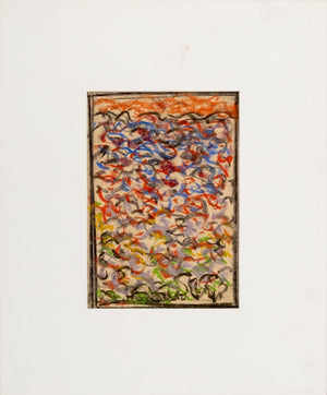 Manfred Schwartz Beach Horizontal Pastel on Paper (9759922061619)