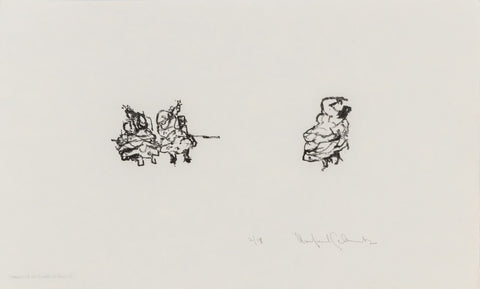 Manfred Schwartz The Flamenco Dancers Lithograph