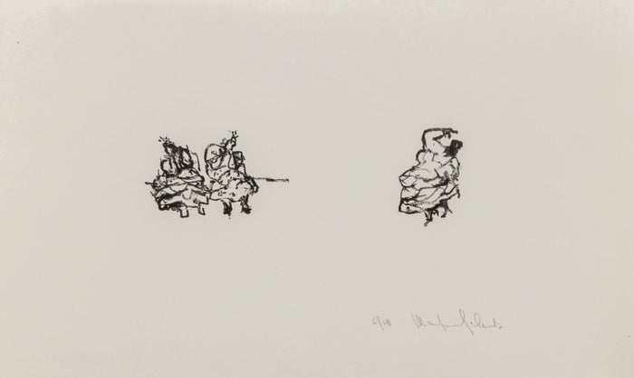 Manfred Schwartz The Flamenco Dancers Lithograph