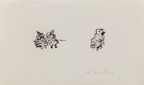 Manfred Schwartz The Flamenco Dancers Lithograph