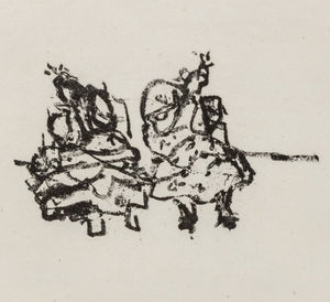 Manfred Schwartz The Flamenco Dancers Lithograph (9775168258355)