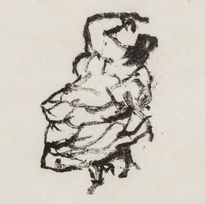 Manfred Schwartz The Flamenco Dancers Lithograph (9775179956531)
