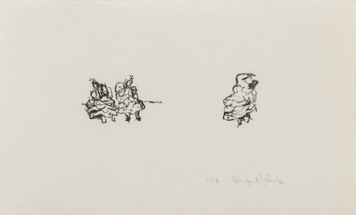Manfred Schwartz The Flamenco Dancers Lithograph