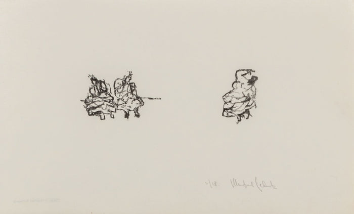 Manfred Schwartz The Flamenco Dancers Lithograph