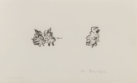 Manfred Schwartz The Flamenco Dancers Lithograph