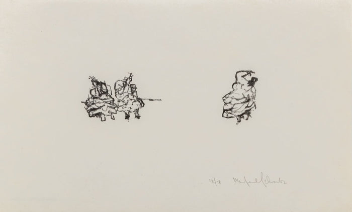 Manfred Schwartz The Flamenco Dancers Lithograph