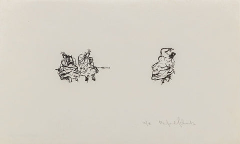 Manfred Schwartz The Flamenco Dancers Lithograph
