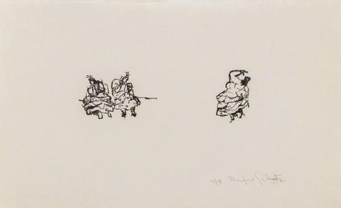 Manfred Schwartz The Flamenco Dancers Lithograph