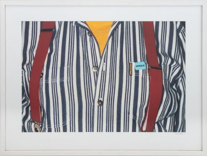 Anne Sager Striped Shirt Chromogenic Print